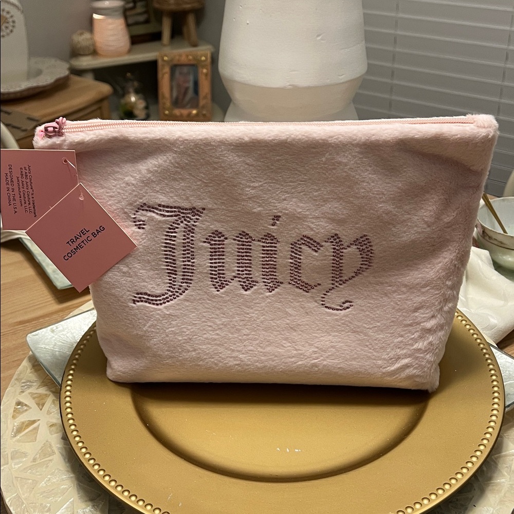 Juicy Couture Soft Pink Cosmetic Bag